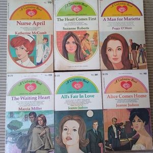 6 Valentine Book Easy Eye Large Print Non-Glare Paper Paperback Romance Novels